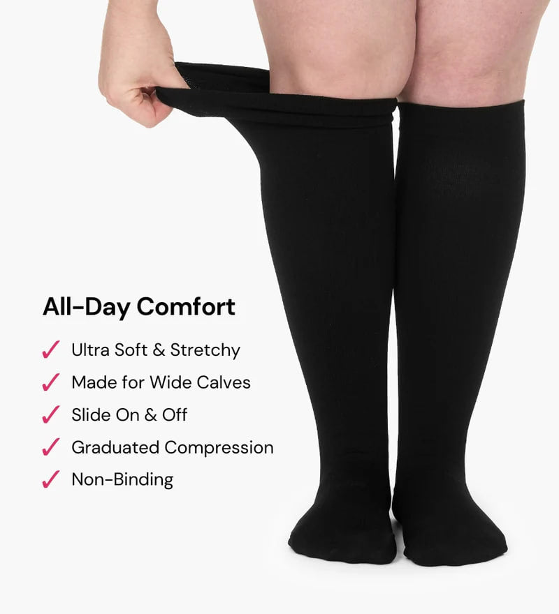 Relaxalabs™ Advanced Wide Compression Socks For Pain Relief